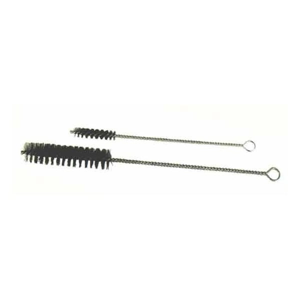 1" D .005" Fill Single Spiral Brush With Ring Handle - Stainless